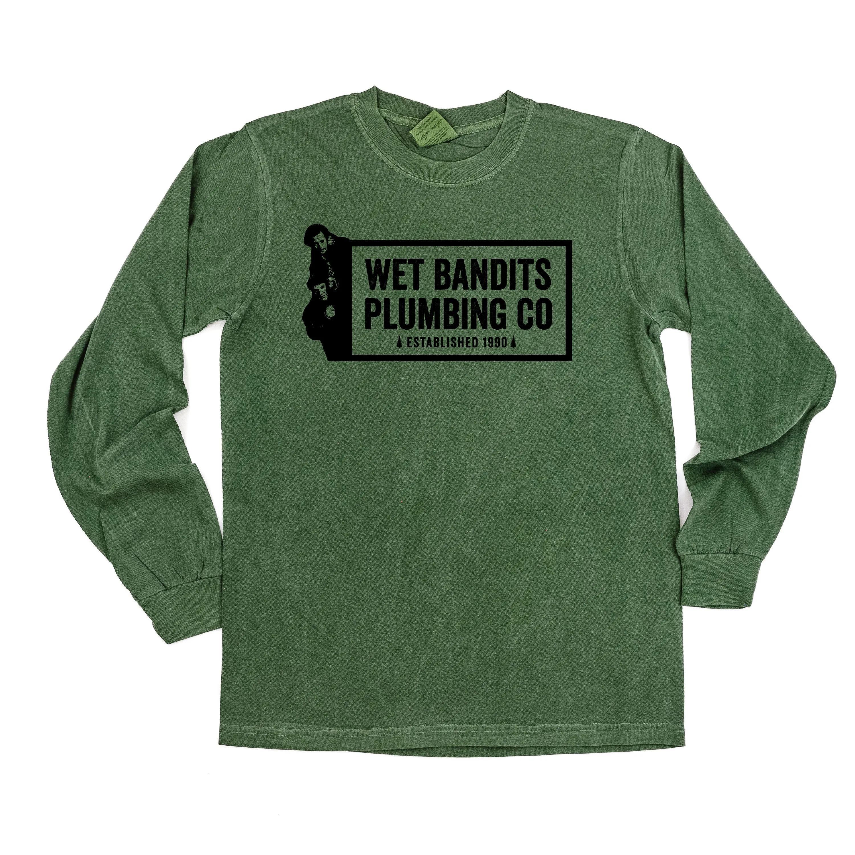 Wet Bandits Plumbing Co. - LONG SLEEVE Comfort Colors Tee