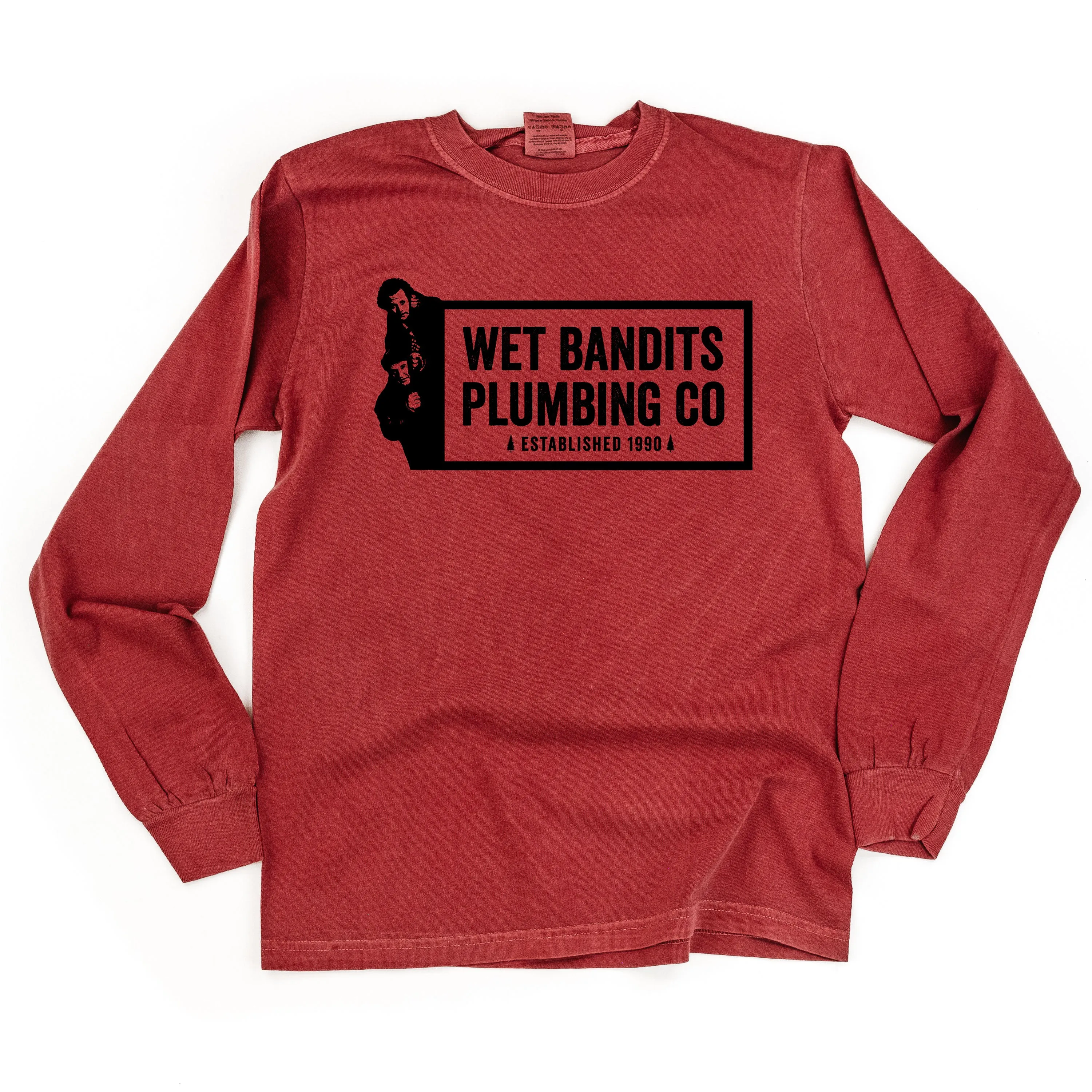 Wet Bandits Plumbing Co. - LONG SLEEVE Comfort Colors Tee