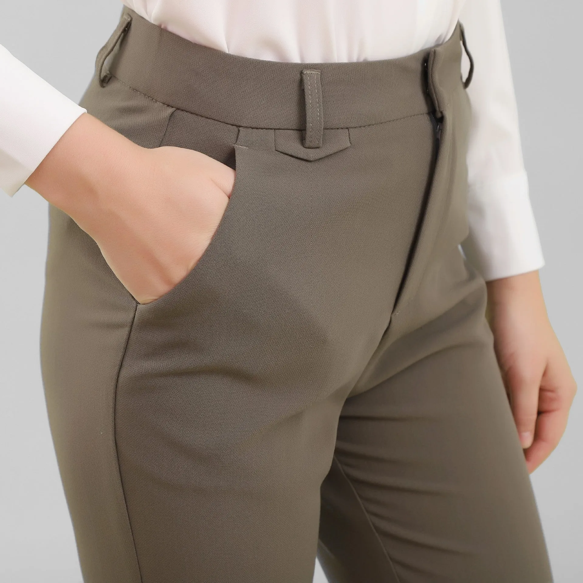 Women's Medium Thickness Professional Suit Pants