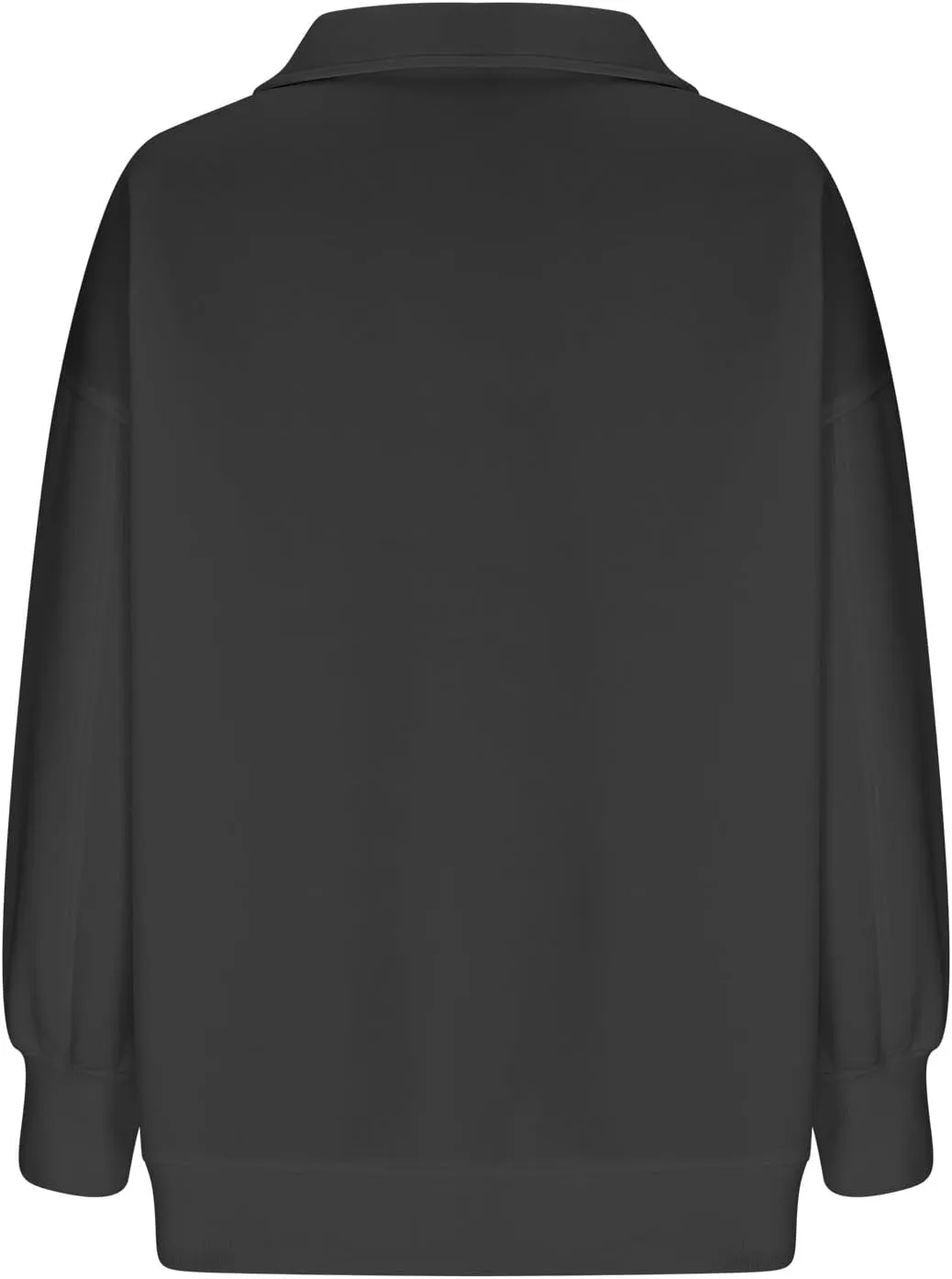 Women's Oversized Quarter Half Zip Hoodies Sweatshirt,2024 Winter V Neck Long Sleeve Pullover Tunic Trendy Clothes