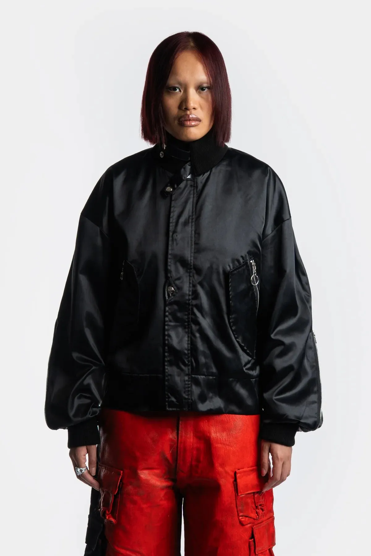 Zipper Dream Bomber Jacket