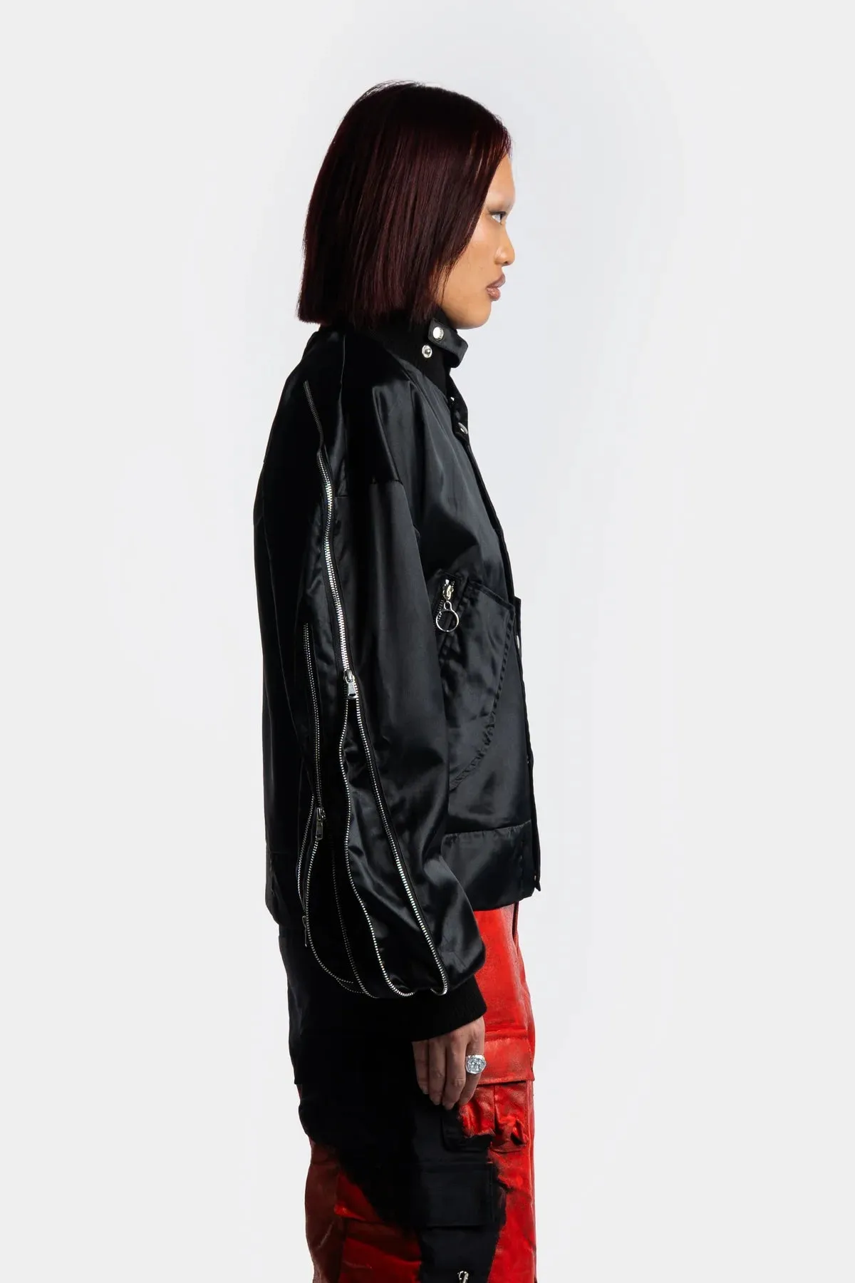 Zipper Dream Bomber Jacket